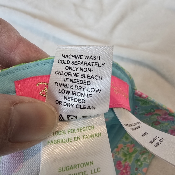 Disney X Lilly Pulitzer Mickey Minnie Ball Cap Hat Adjustable - Picture 9 of 9